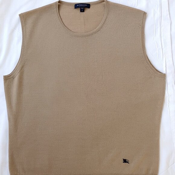 Burberry London Sleeveless Wool Knit Top Size Medium - Picture 1 of 7